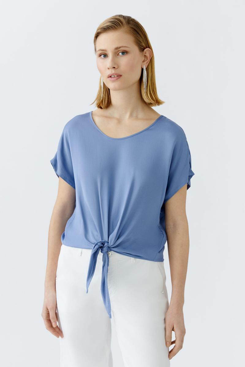 Oui Oui Blouse 0093412 Blauw 3