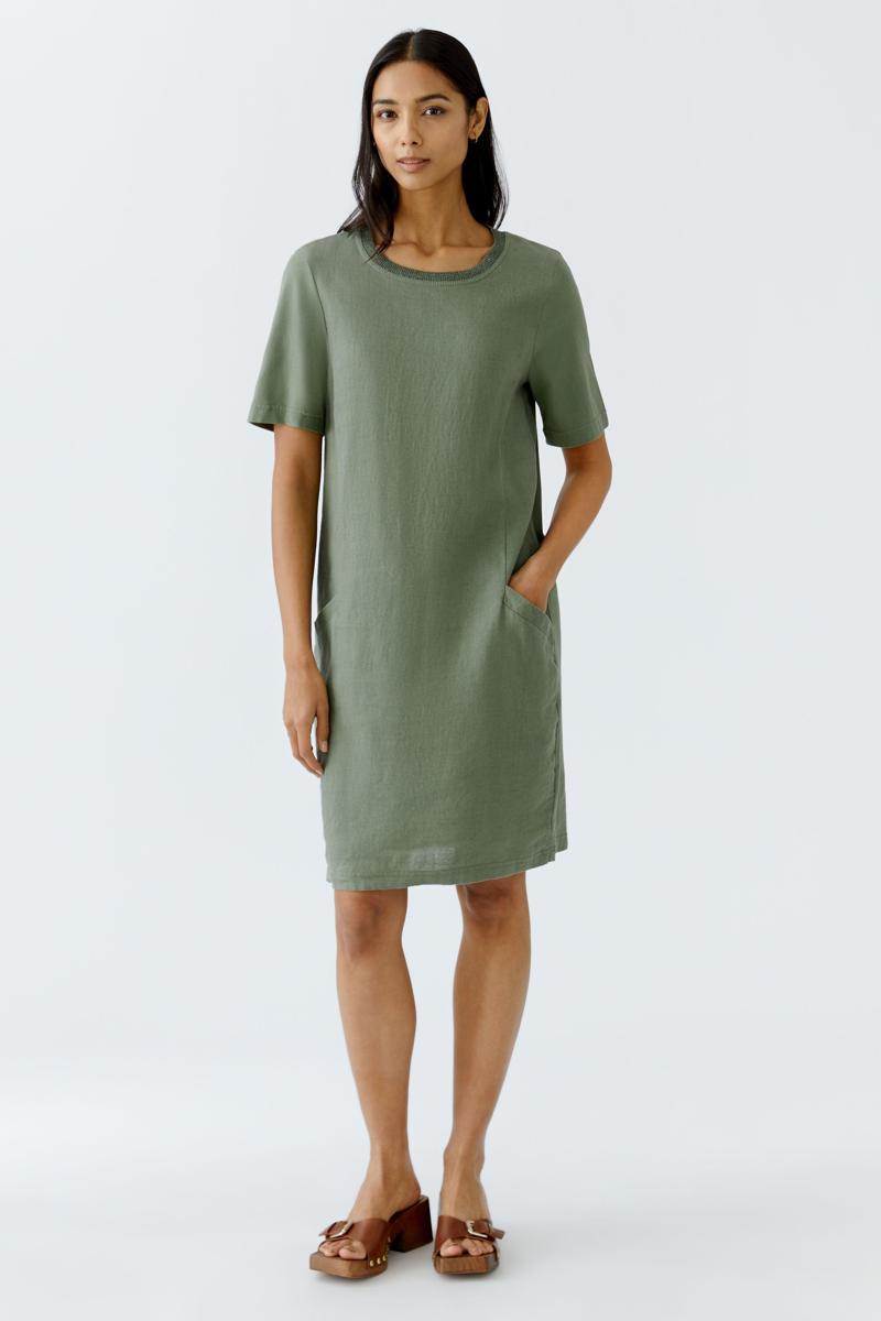 Oui Oui Jurk 0092872 Groen 2