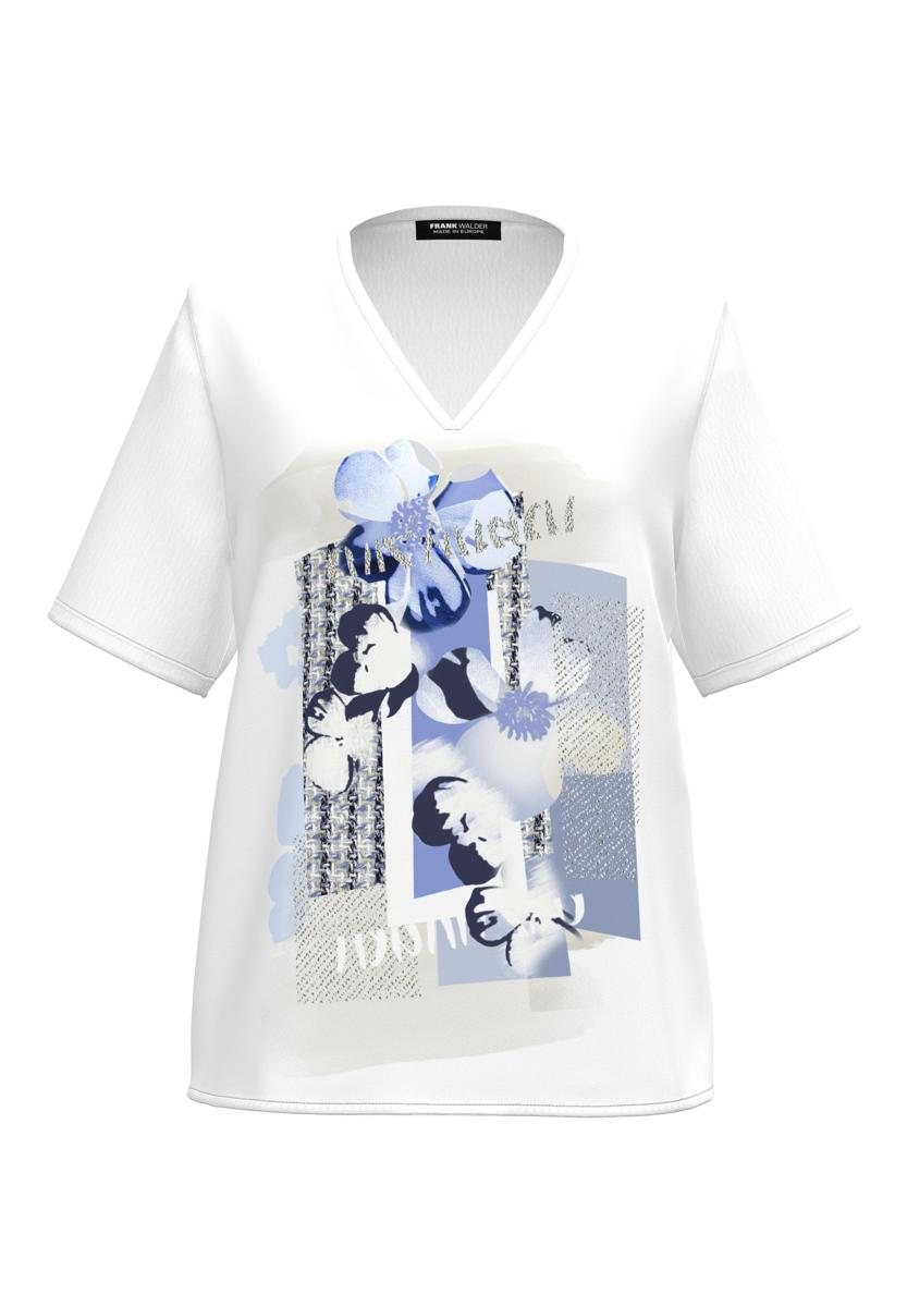 Frank Walder Frank Walder Blouse S52103424 Blauw 2