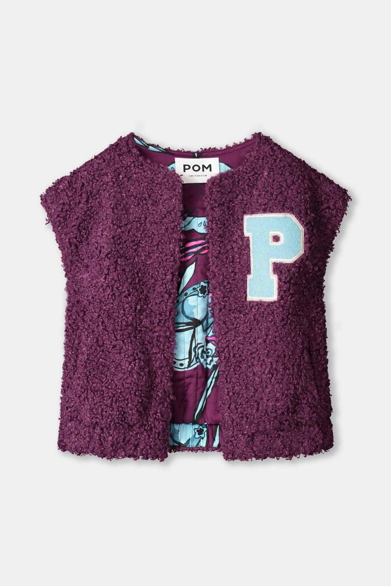 POM Amsterdam Gilet SP9367 Paars 6