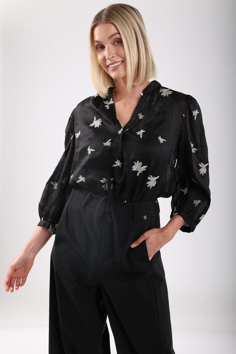 NUKUS NUKUS Blouse NKS02072 Zwart 6