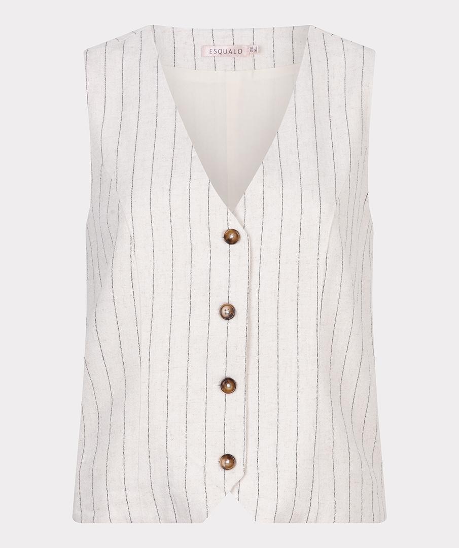 EsQualo EsQualo Gilet HS25.28214 Beige 1