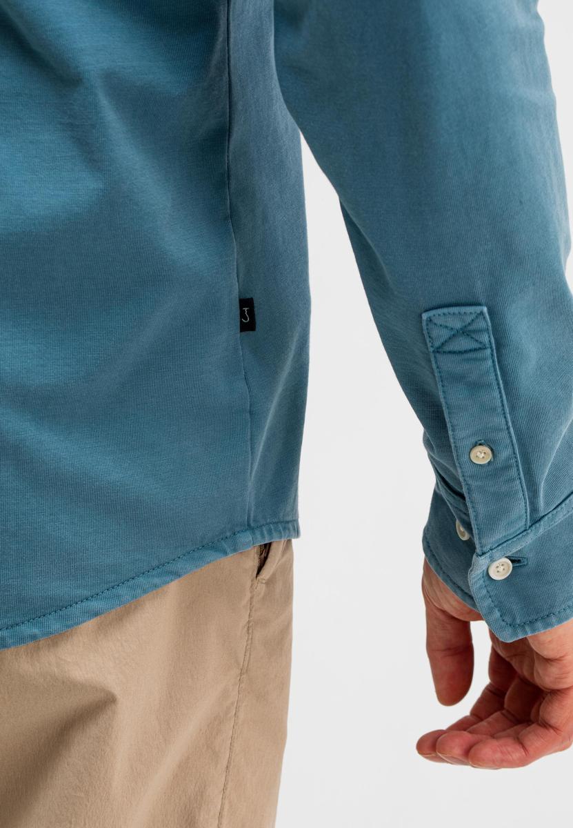 Butcher of Blue Butcher of Blue Overshirt M2514021 Blauw 6