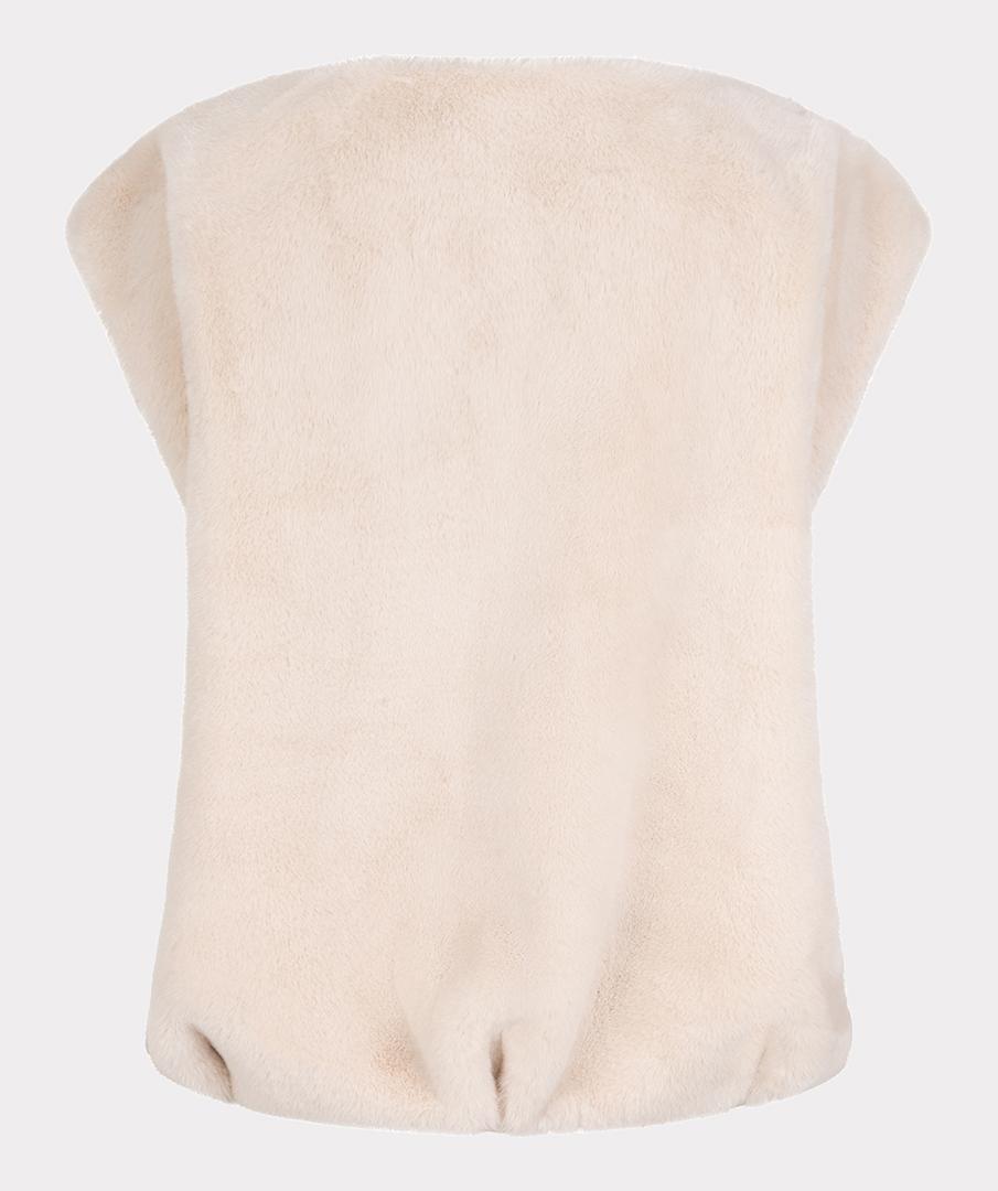 EsQualo Gilet F25.37500 Off-White 4