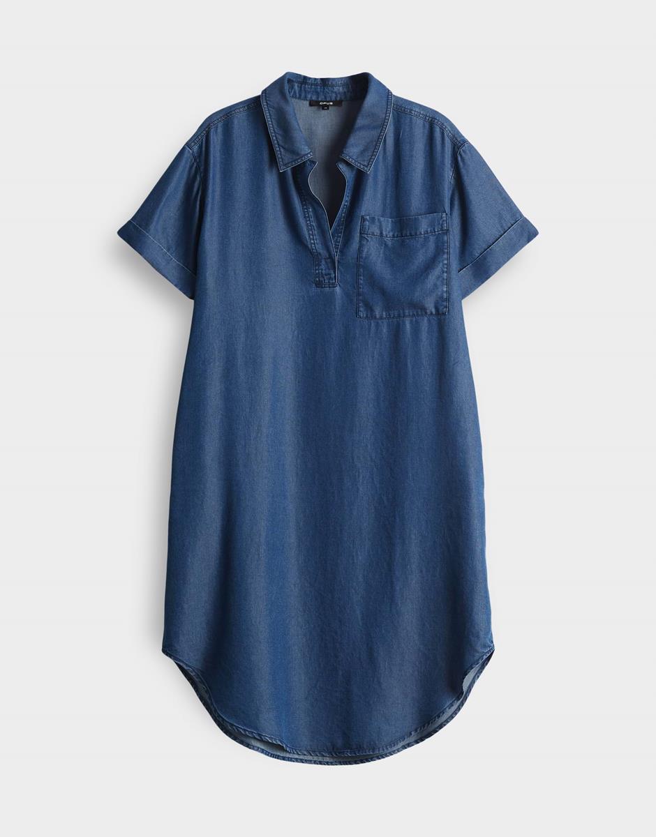 OPUS Jurk Wasya Blauw 2