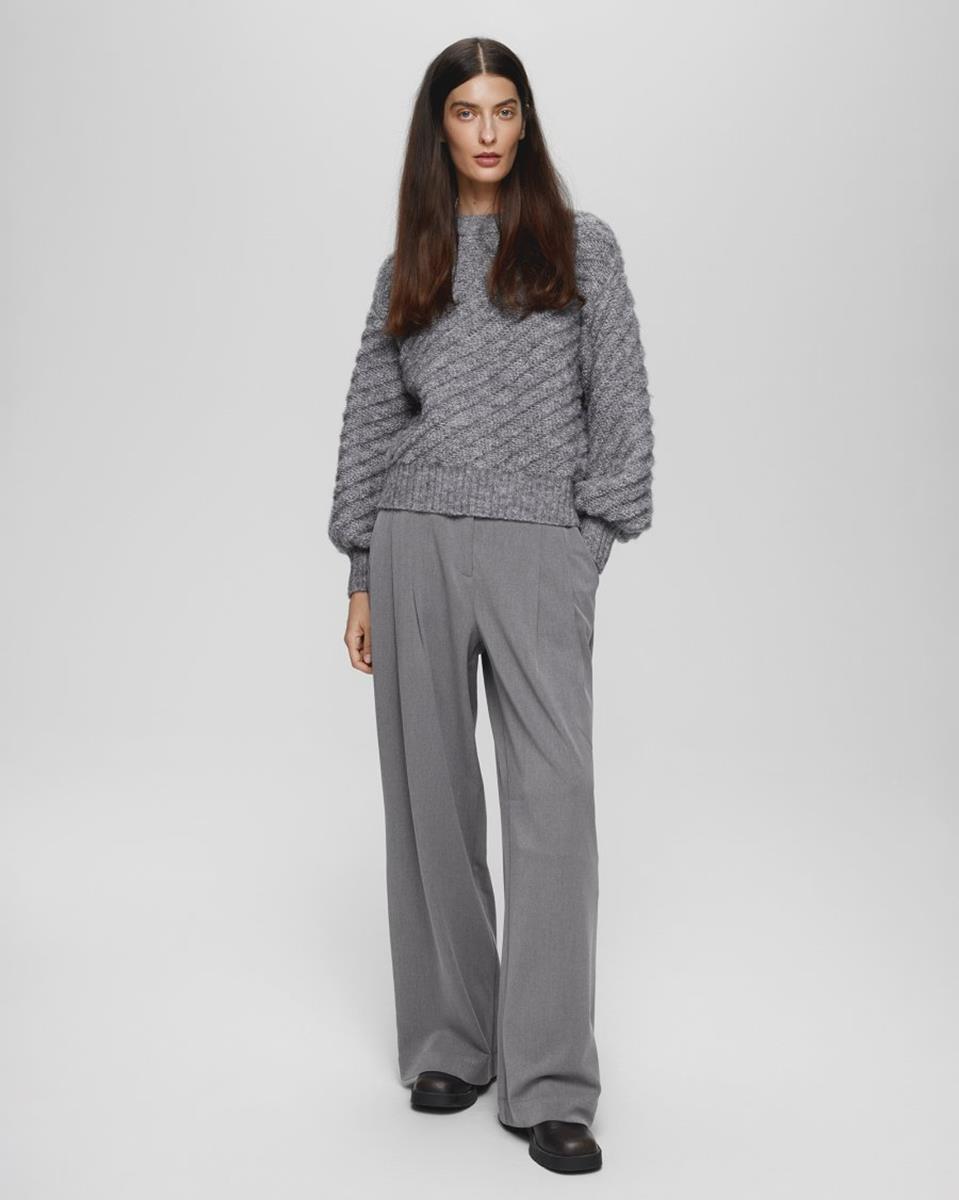 Msch Copenhagen  Pantalon Henrika Grijs 1
