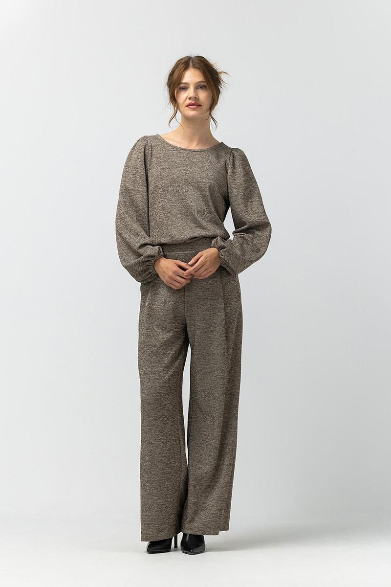 Label DOT Pantalon 2528005 Taupe 1