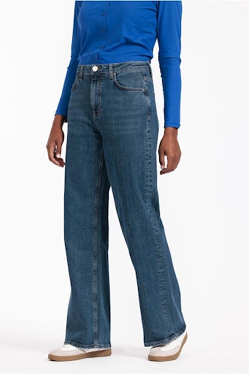 Studio Anneloes Studio Anneloes Pantalon Lexie denim trous Blauw 1