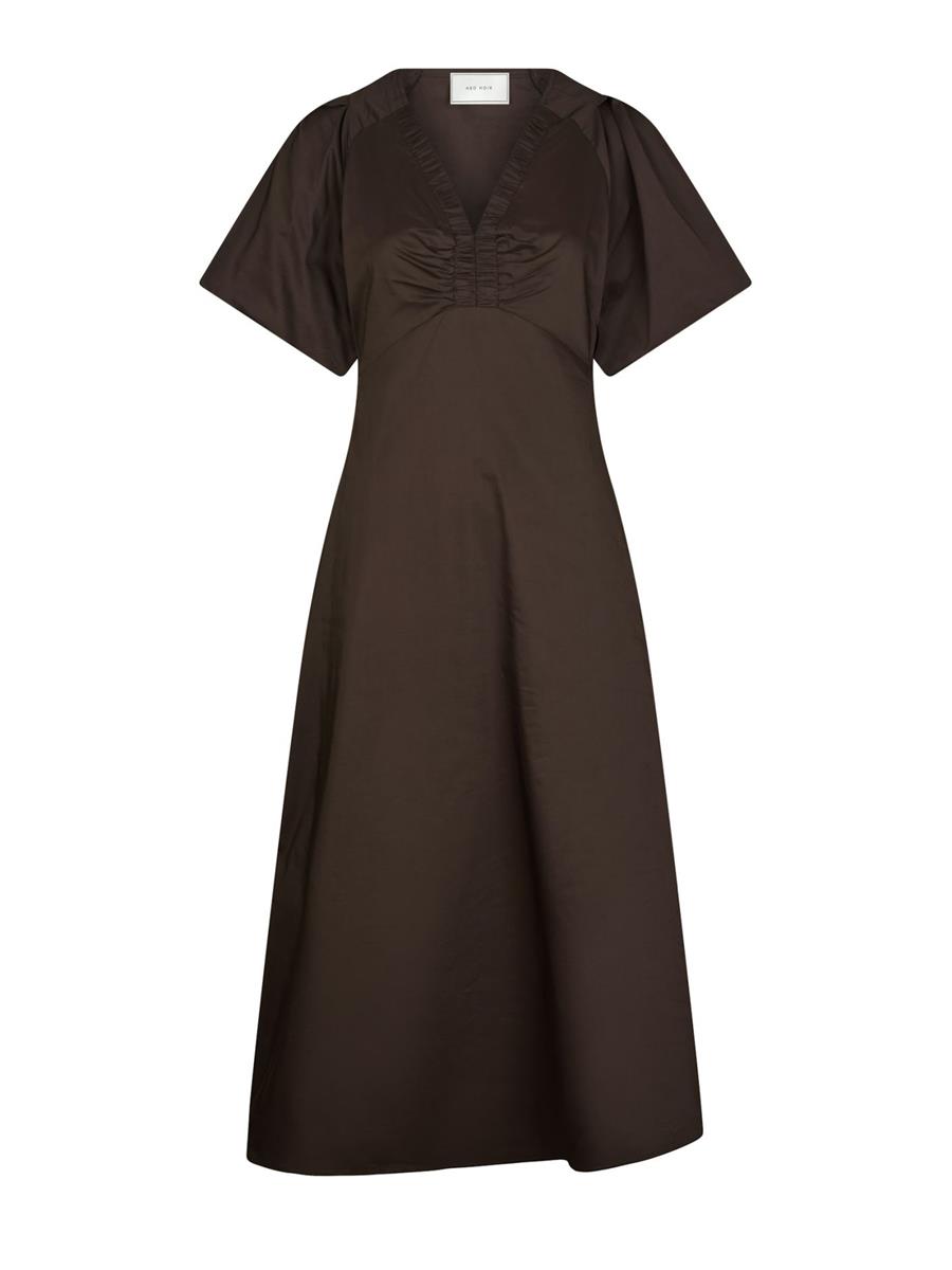 Neo Noir Jurk Illana Bruin 2