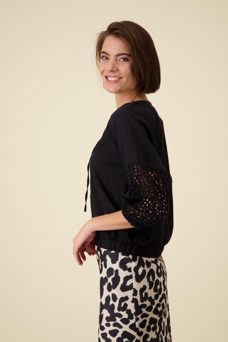 Monari Monari Blouse 409672 Zwart 4