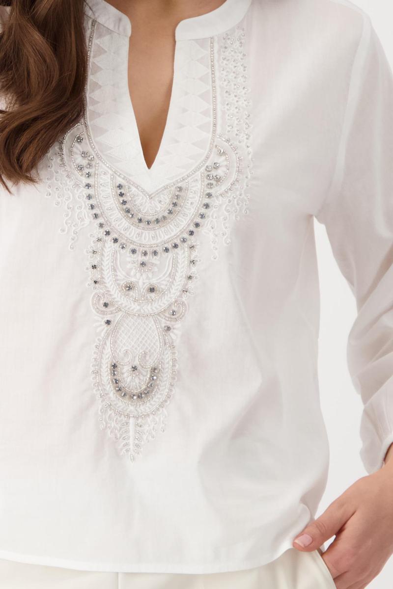 Monari Monari Blouse 409653 Off-White 6