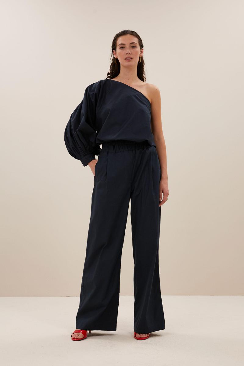 By-Bar By-Bar Blouse Bella Poplin Blou Blauw 1
