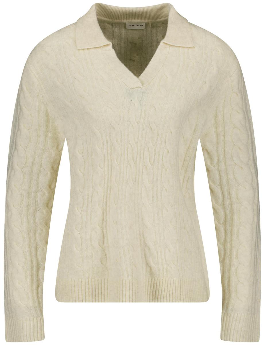 Gerry Weber Trui 190037-57026 Wit 1