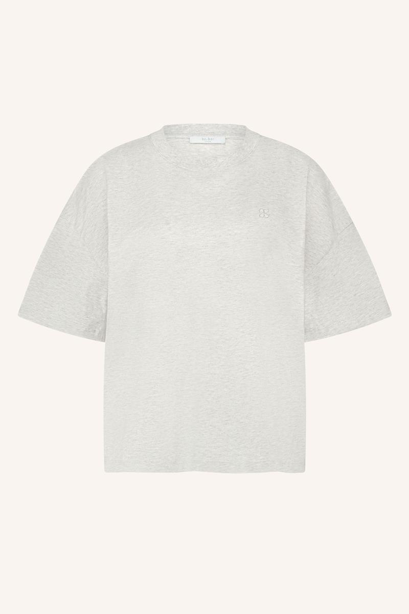 By-Bar By-Bar T-Shirt Jade Logo T-shirt Grijs 2