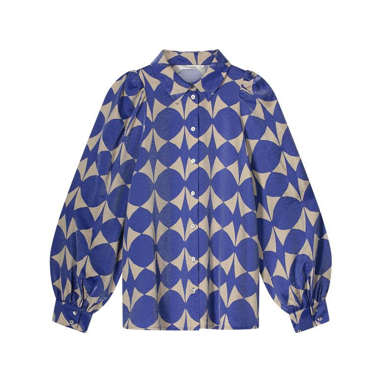 Summum Summum Blouse 2s3206-12136 Blauw 1
