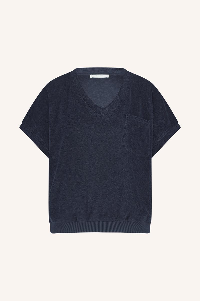 By-Bar By-Bar T-Shirt Tyler Slub Blauw 2