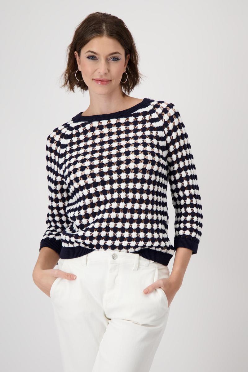 Monari Monari Trui 409227 Blauw 1