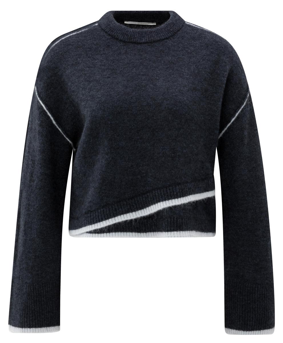YAYA Trui 01-000519-510 Blauw 1