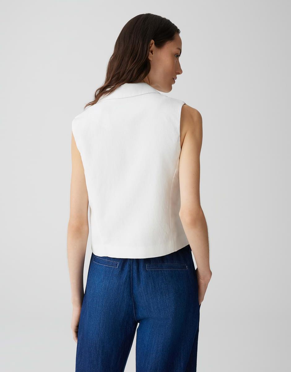 OPUS Vest Wino Off-White 3