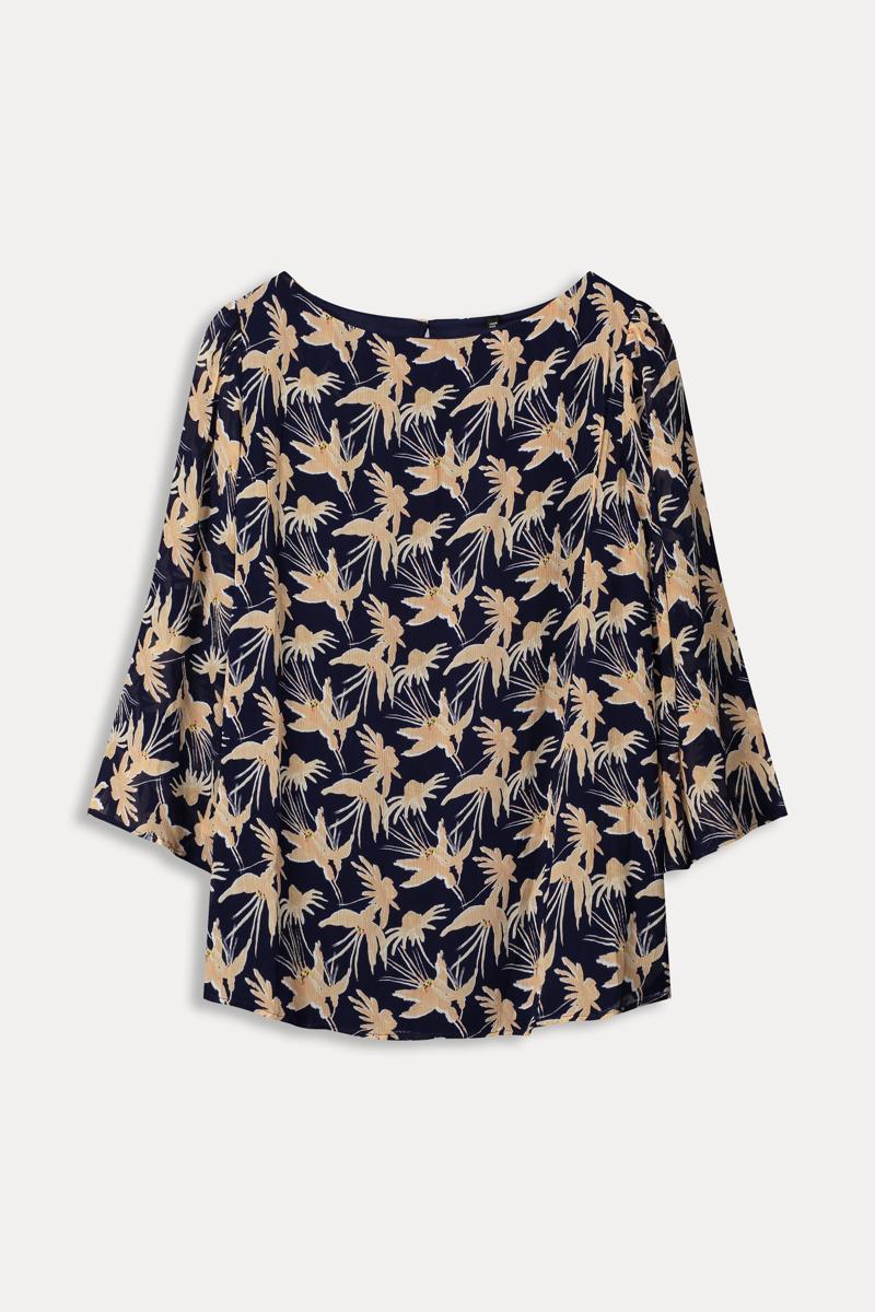 POM Amsterdam POM Amsterdam Blouse SP9167 Blauw 1