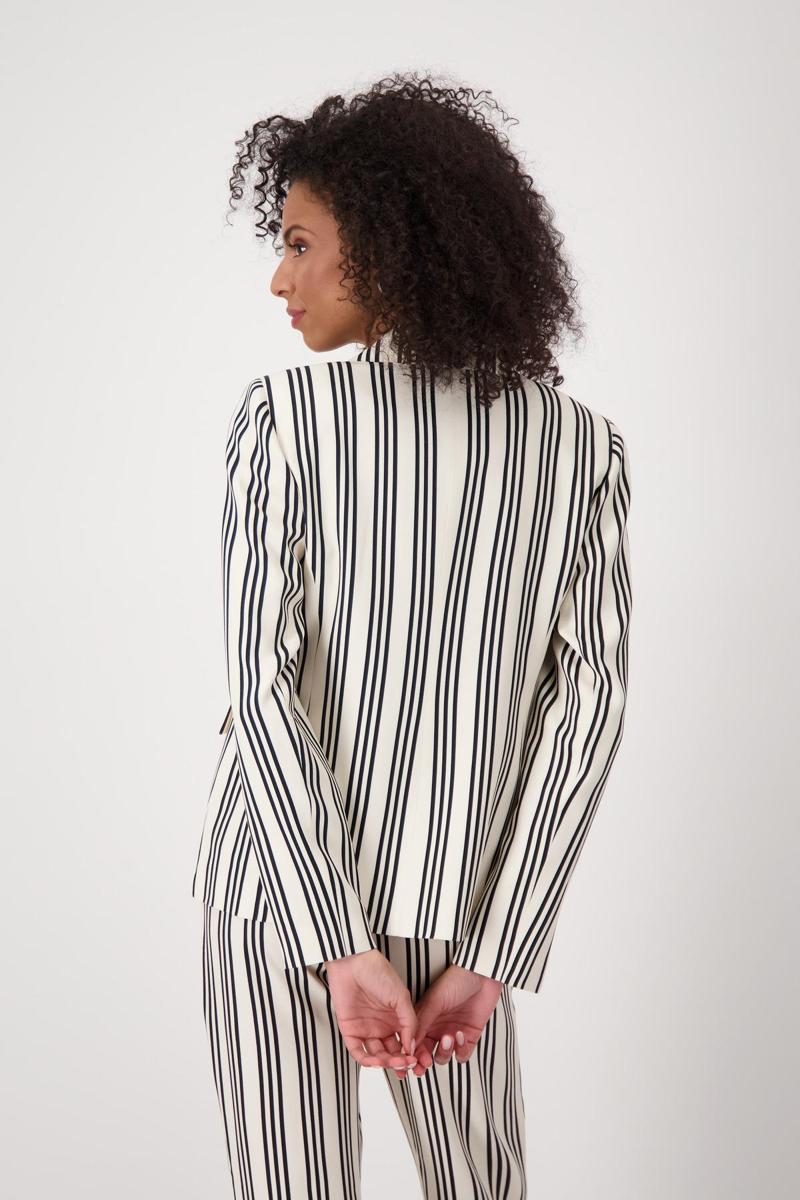 Monari Monari Blazer 409596 Zwart-Wit 5