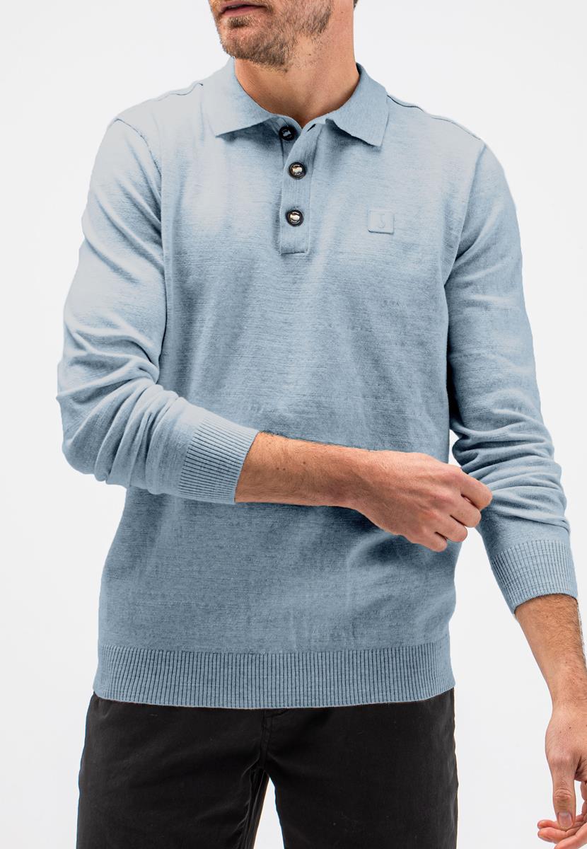 Butcher of Blue Butcher of Blue Polo M2416001 Blauw 1