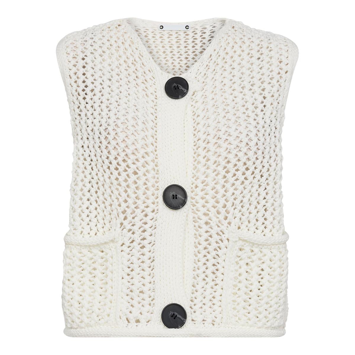 Co'Couture Gilet Hensly Off-White 1
