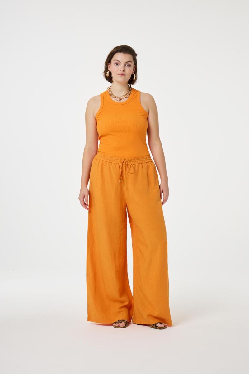 Fabienne Chapot Fabienne Chapot Top Tanja Jersey Tank Oranje 3