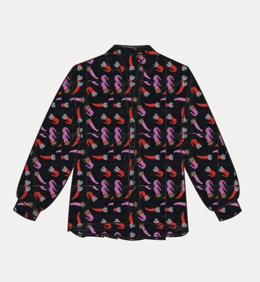 POM Amsterdam Blouse SP9288 Zwart 1