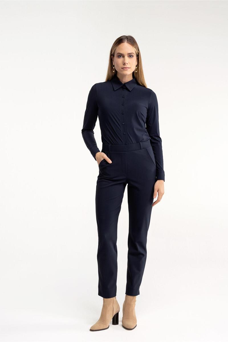 Studio Anneloes Studio Anneloes Pantalon Anne bonded trous Blauw 5