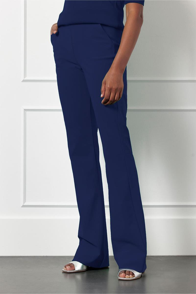 Studio Anneloes Pantalon Flair bonded trou Blauw 1