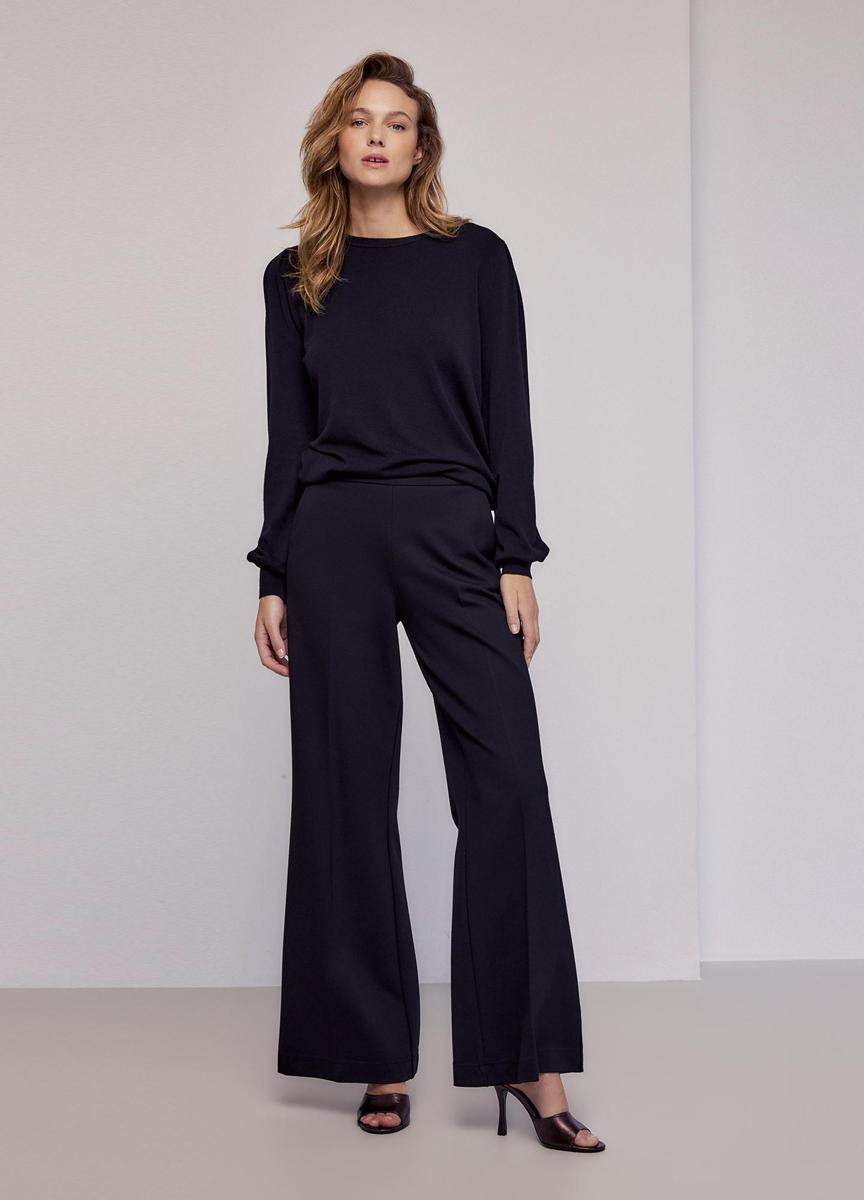 Summum Summum Pantalon Rome-11580 Zwart 2