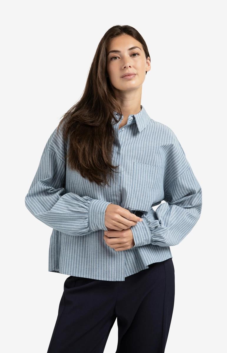 YAYA Blouse 01-201178-508 Blauw 1