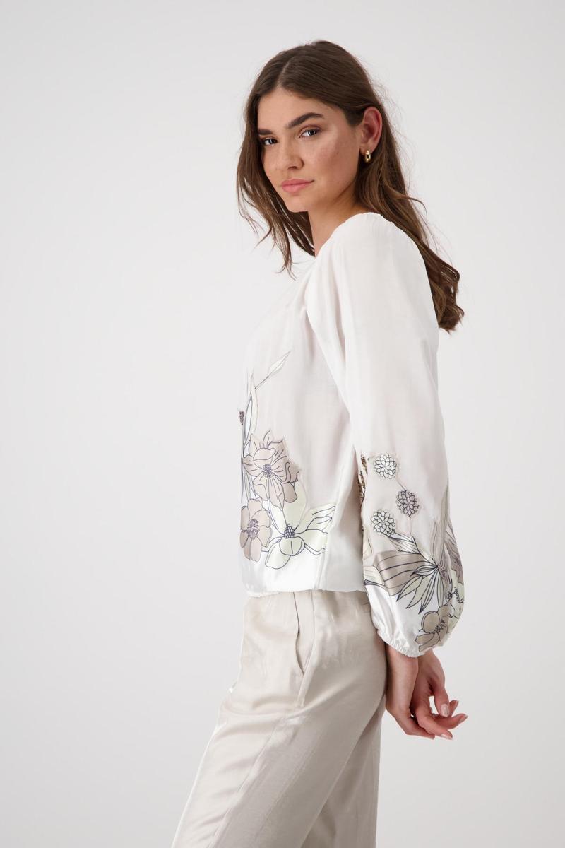 Monari Monari Blouse 409084 Off-White 4