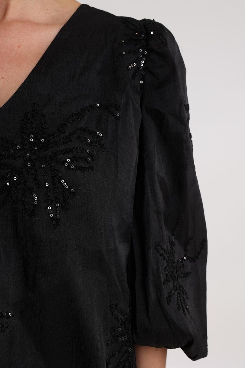 NUKUS Blouse NKF02001 Zwart 5
