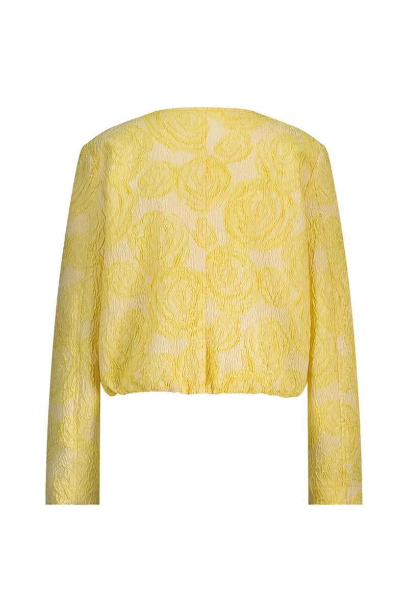 Studio Anneloes Studio Anneloes Blazer Wies jacquard jac Geel  2