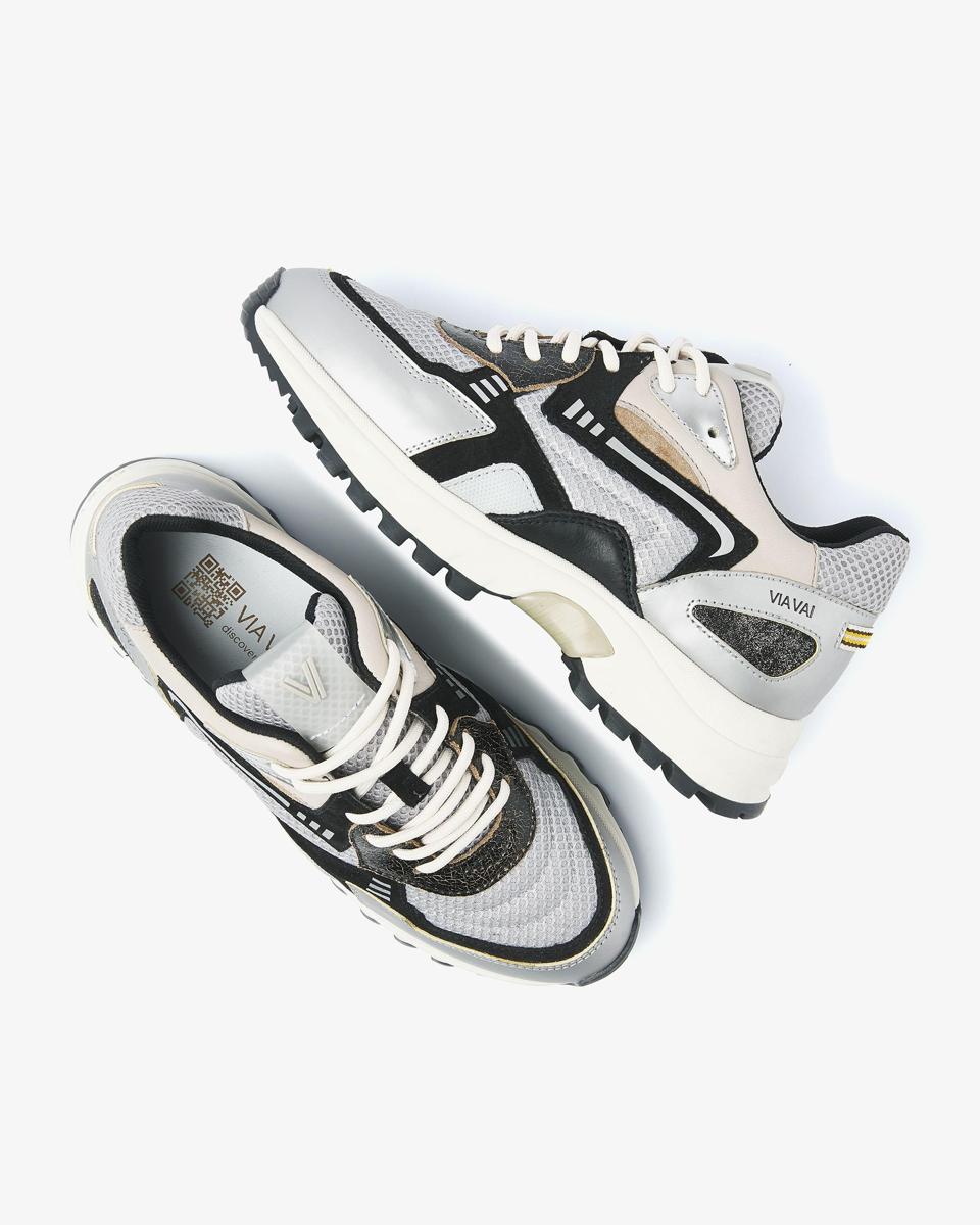 Via Vai Sneakers 62222 Zilver 3
