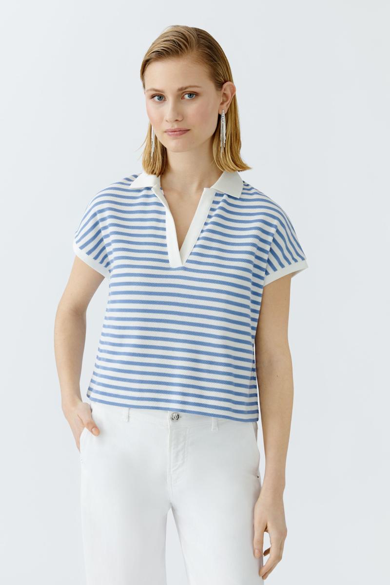 Oui Oui T-Shirt 0093104 Blauw 2