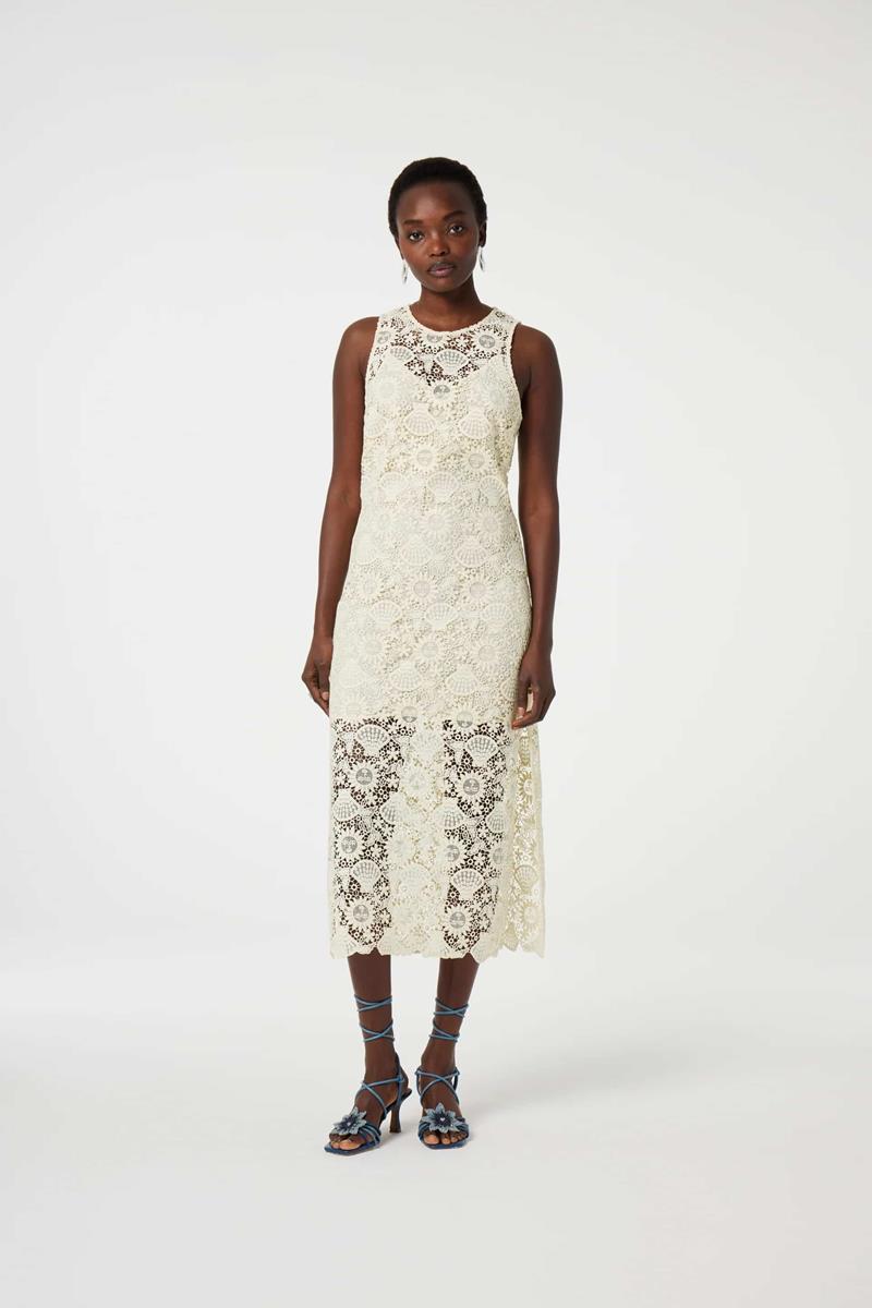 Fabienne Chapot Jurk Francis Off-White 1