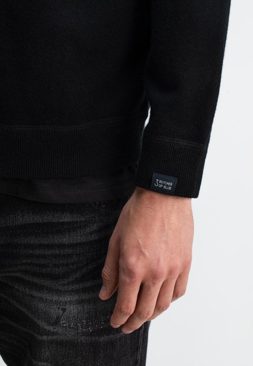 Butcher of Blue Sweater M2526007 Zwart 5