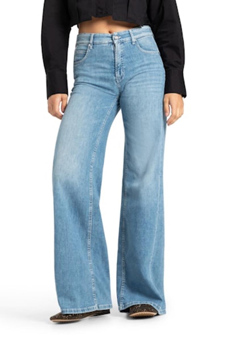 Cambio Cambio Jeans Palazzo Patch Blauw 1