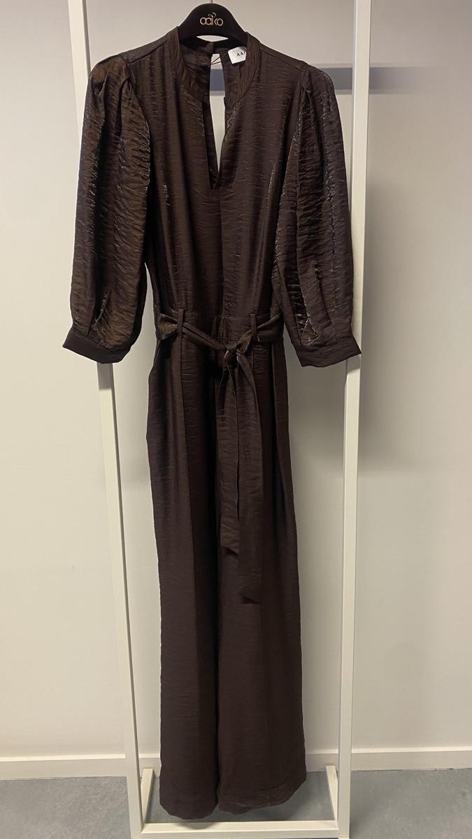 Aaiko Jumpsuit HELLEN SHINE  VIS Bruin 1