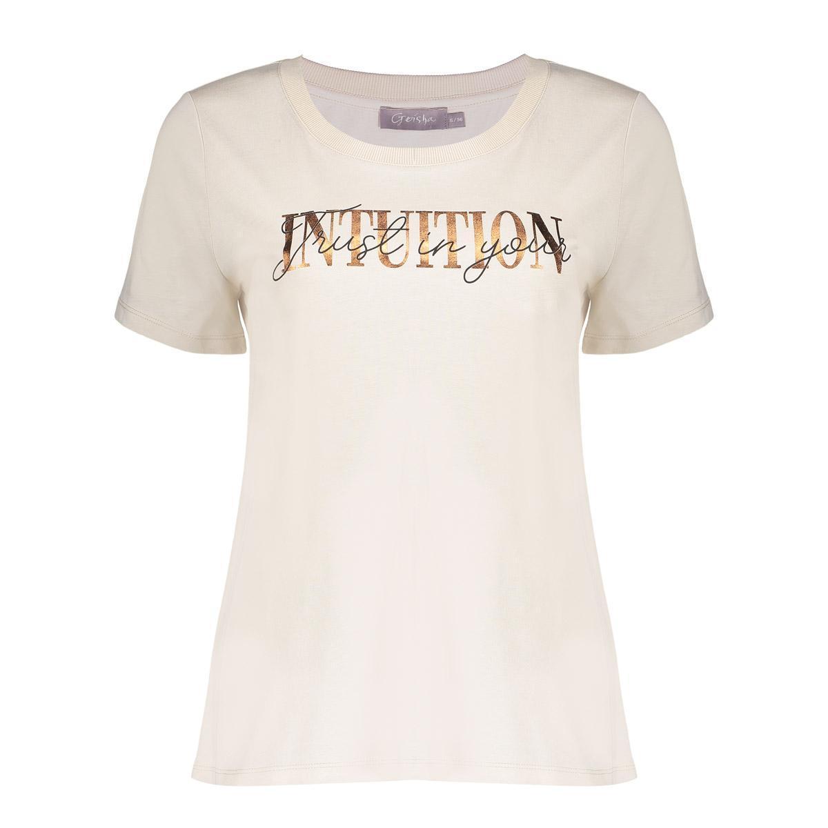 Geisha Geisha T-Shirt 52396-41 Beige 3