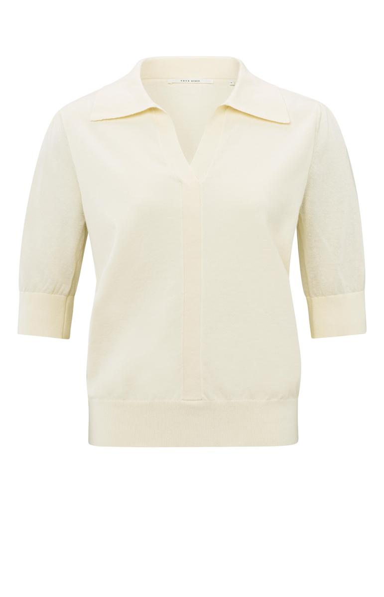 YAYA YAYA Trui 01-000459-504 Off-White 2
