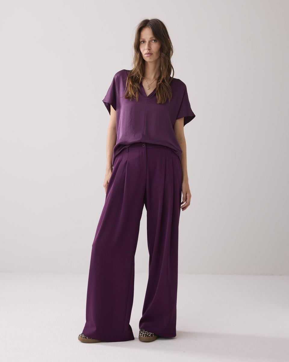 Summum Blouse 2s3324-11817 Paars 6