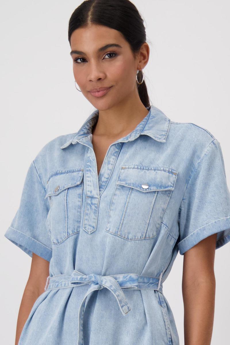 Monari Monari Jurk 409623 Blauw 6