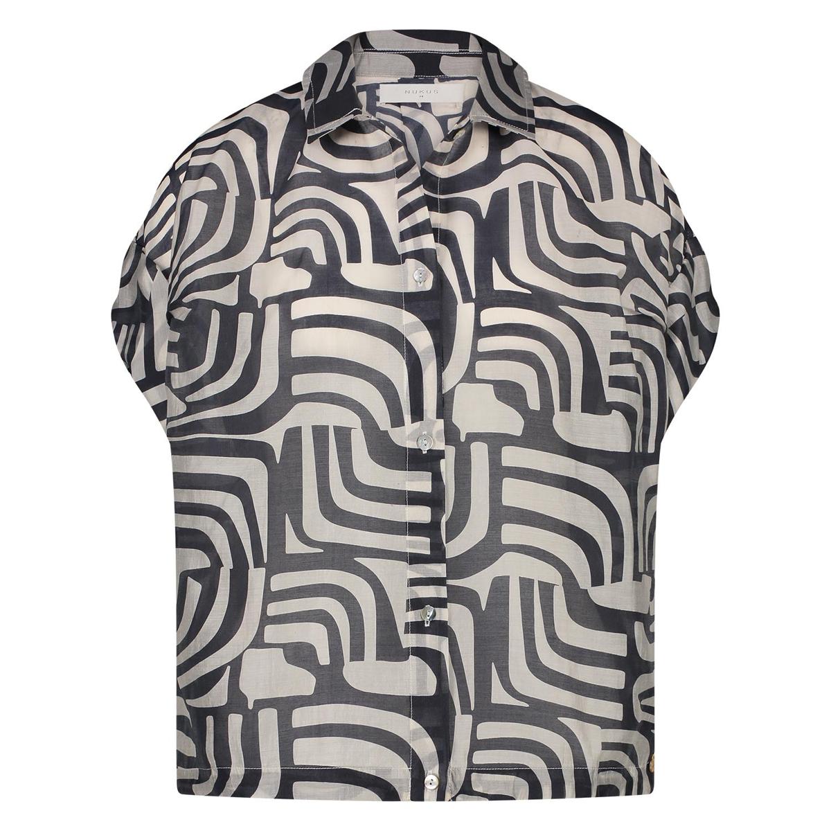 NUKUS NUKUS Blouse NKS02050 Blauw 1