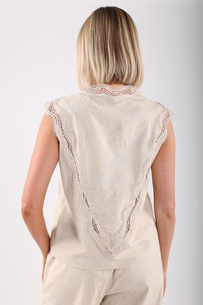 NUKUS NUKUS Top NKS01033 Beige 5