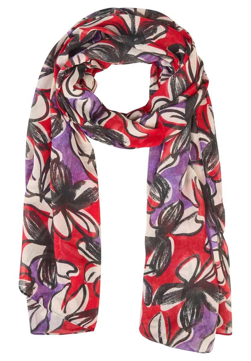 Rabe Sjaal 55-213940 Rood 2