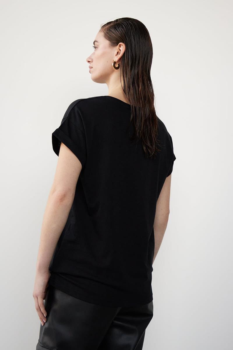 WithBlack T-Shirt Corri Zwart 3